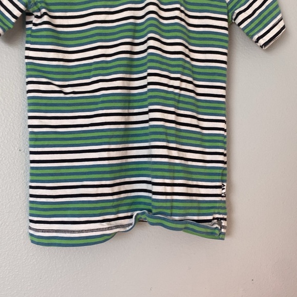 Striped Green and Blue T-Shirt - Picture 3 of 5